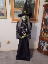 Gemmy 2009 Life Size Witch With Tray picture