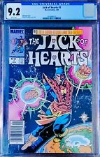 Jack of Hearts #1 CGC 9.2 1984 Marvel Comics George Freeman Cover Mantlo Story picture