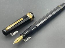 Omas Italy Extra Mide Size Fountain Pen Black Gold 18k Medium nib picture