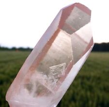 Delicate PINK LEMURIAN QUARTZ + MASTER CRYSTAL+NATURAL VERY RARE picture