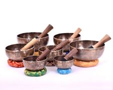 5 inch to 10 inches Professional Sound healing full moon singing bowl set of 7 picture