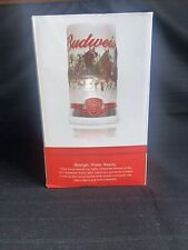 2011 Anheuser Busch AB Budweiser Holiday Christmas Beer Stein Clydesdales NIB picture