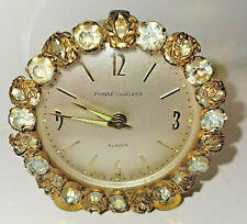 Vtg. Phinney Walker Brass Ormolu Rhinestone Studded Clock Parts/Repair Germany picture