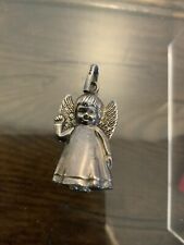 Adorable RM Trush Cazenovia Angel 3D 925 Sterling Silver Pendant Christmas picture