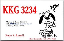 KKG 3234 Clayton & Doris Donmoyer Lebanon Penna Susan & Russel Postcard picture