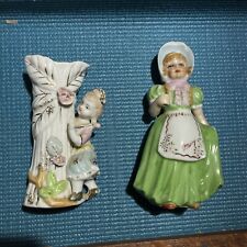 Pair Of Antique Vintage Porcelain Figurines  picture