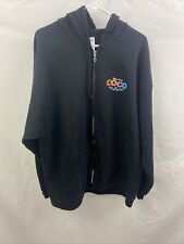Disney Pixar Coco Black Double Sided Size 2XL Full Zip Ultra Rare Hoodie  picture