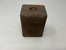 ANTIQUE CAST IRON ALARM CLOCK WEIGHT FOR WOOD WORKS OR BRASS CLOCKS 4lb 9.7oz picture