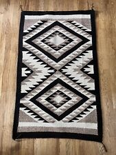 Vintage Handwoven Navajo Textile Weave Rug 52.5” x 33” picture