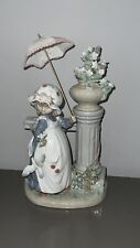 Vtg Rare Lladro 5284 Glorious Spring Figurine Girl with a Bird Retired picture
