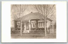 Vintage RPPC Postcard - Front of Residence - Unmarked - Not Mailed picture