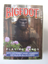 Paradise Cay Bigfoot Playing Cards - Standard 52 Card Deck New Sealed picture