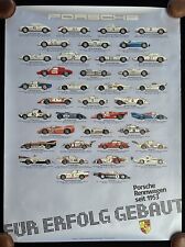 PORSCHE Rennwagen Seit 1953-1982 Large Poster 956 935 Moby Dick 917 911 718 550 picture