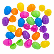 Bulk Colorful Bright Plastic Easter Eggs - Party Supplies - 144 Pieces picture