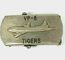 VP-8 Fighting Tigers Air Force Patrol Squadron Belt Buckle Vulcan Bobo Japan VTG picture