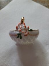 Miniature Bone China/Porcelain Handpainted Basket picture
