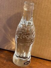 Vintage COKE SOLID 24% Lead Crystal Collector’s BOTTLE Coca Cola picture