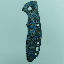 1PC. Blue Carbiti CF Scale for Rick Hinderer XM18 3.0 Shirogorov Same Material picture