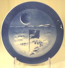 1969 Royal Copenhagen Blue Plate Victoria Spatii Moon Landing Collectors Series picture
