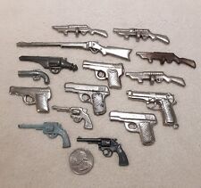 Wholesale junk drawer lot mini metal toys tiny pistol revolver machine hand gun picture