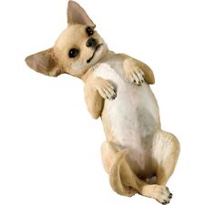 ♛ SANDICAST Dog Figurine Sculpture Chihuahua Lying Tan picture