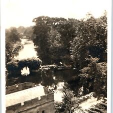c1920s Warwick, England Old Roman Bridge Real Photo Ancient Medieval Ruins A136 picture