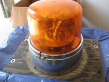 VINTAGE FEDERAL SIGNAL AMBER BEACON EMERGENCY ROTATING LIGHT. picture
