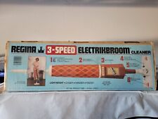 Vintage Regina 3 Speed Electrikbroom Cleaner Upright Edge Cleaning With Box Docs picture