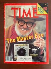 ANSEL ADAMS SIGNED PHOTOGRAPH, TIME MAGAZINE COVER, C.1979, PHOTOGRAPHY picture