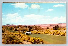 Painted Desert Cutoff From Highway 66 Arizona Vintage Postcard Posted 1975 picture