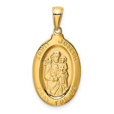 14k Saint Joseph Medal Pendant M1502 picture