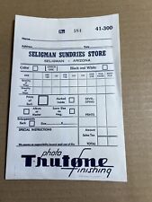 Vintage Seligman Arizona Sundries Store Photo Envelope 5
