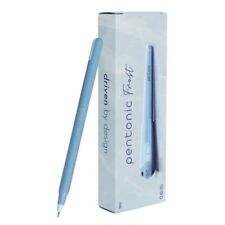 LINC Pentonic Frost Blue Gel Point Pen, 0.6 mm, Pack of 5 X 10 Pens, Blue Ink picture
