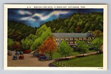 Gatlinburg TN-Tennessee, Mountain View Hotel, Advertising, Vintage Postcard picture