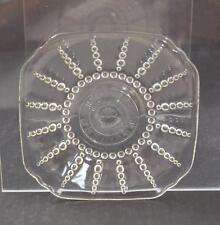 Vintage Federal Glass Columbia Clear Bread Butter Plate c1938-1942 6