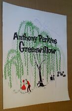 Anthony Perkins Autographed Greenwillow Program circa 1960 picture