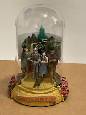 1994 WE'RE OFF TO SEE THE WIZARD OF OZ MUSIC BOX, GLASS DOMED MUSICAL FIGURINE picture