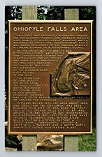 Ohiopyle State Park PA-Pennsylvania, Bronze Historical Plaque, Vintage Postcard picture