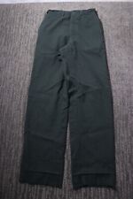 Vintage WW2 Green Military Trousers Men 28x33 Pants HAS WEAR picture