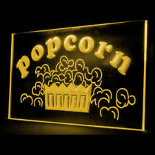 110053 Popcorn Shop Snack Cafe Bar Open Display LED Night Light Neon Sign picture
