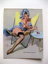 1950s Dipsy Doodles Pinup Girl Calendar Elvgren The Finishing Touch picture