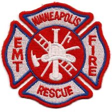 BURNSVILLE HERO FUNDRAISER - Minneapolis, Minnesota Maltese Fire Shoulder Patch picture