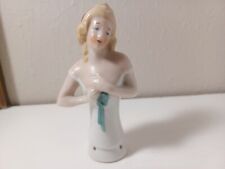 Vintage Half Doll Pincushion # 9565 Germany Figurine Doll picture