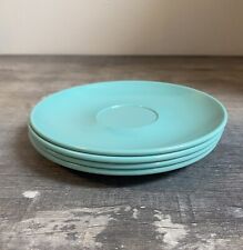Vintage Westinghouse Turquoise Melmac Saucers  picture