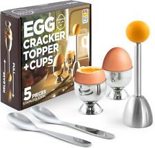 Egg Cups for Soft Boiled Eggs Soft Boiled Egg Holder Egg Topper - Includes 2 E picture