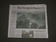 2017 SEPTEMBER 11 NEW YORK TIMES - HURRICAN IRMA ROARS INTO FLORIDA picture
