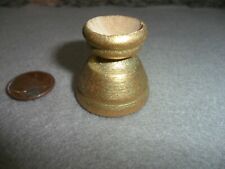 Vintage Small Gold Painted Wood Egg Stand picture