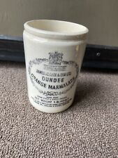 Antique Vintage James Keiller & Son LTD Dundee Orange Marmalade Jar Crock (3) picture