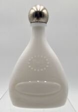Vintage 1958 Mennen Gold Crest Skin Bracer Mens Cologne Milk Glass Bottle Empty picture