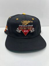 Vintage Rusty Wallace Snapback Hat Miller Genuine Draft Racing Team NASCAR VTG picture